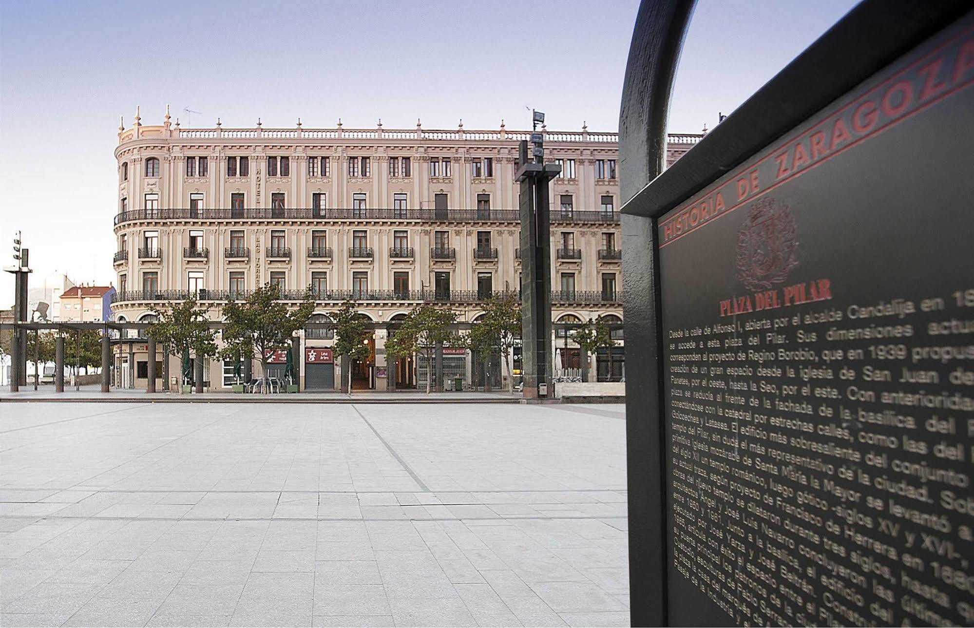 Hotel Pilar Plaza Saragoça Exterior foto